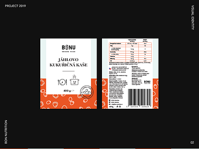 Bon Nutrition - porridge packaging