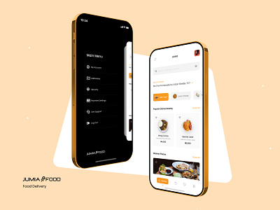 App for Food Ordering & Delivery - Jumia Food App design food food and drink food app ui ui design uidesign uiux uiuxdesign uiuxdesigner ux