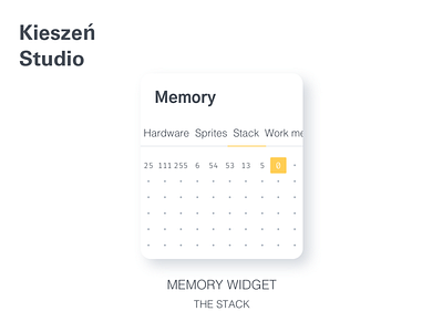 Memory Stack assembly code programming ui