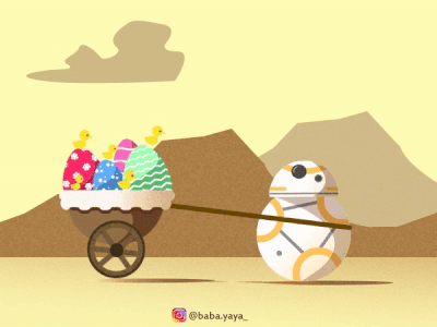 BB8 and easter friends