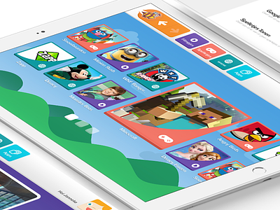 Safe, Responsible Internet for Kids android app browser design inteface ios kids mybee ui