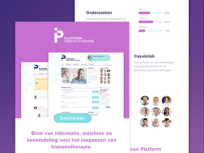 Medical Email Marketing call to action clean email medical pink platform purple template white