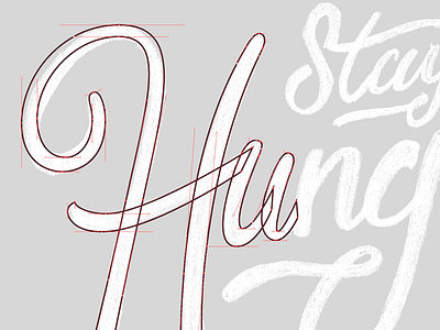 Vectoring Sketch brush script calligraphy design illustrator lettering logo type vector