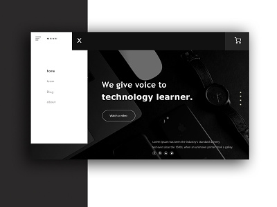 Technology Learner Blog Webdesign [Rustcode]