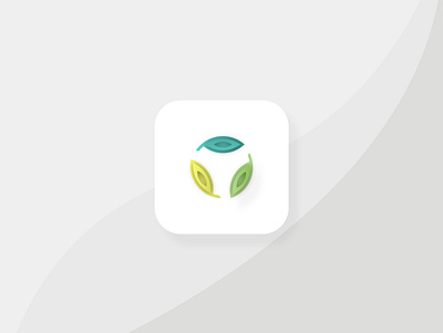 Xero App Icon 005 appicon daily100 daily100challenge dailyuichallenge ecofriendly flatdesign green iconography logodesign papercut recycle reduce reuse ui ui design uidesign uiux uiuxdesign