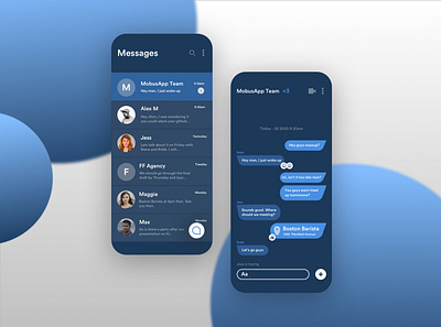 Direct Messaging App app design behance blue daily100challenge dailyui dailyuichallenge design direct messaging dribbble gradient interfacedesign messaging messaging app mobileapp mobileui socialmedia ui uidesign userinterface userinterfacedesign