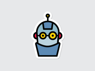 Robot Mascot avatar character icon illustration logo mascot robot vector