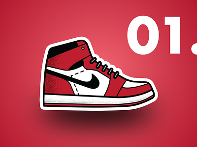 Air Jordan 1 air jordan basketball footwear icon illustration mj nike shoes sneakers