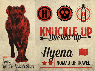 Hyena branding epitaph hyena no rules punk rancid snacks