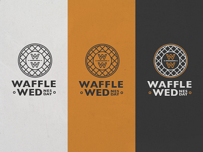 Waffle Wednesday (WIP) badge delicious logo waffle wednesday