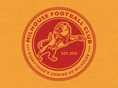 Milhouse Football Club badge football logo milhouse soccer sports team