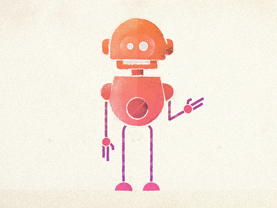 Helper-Bot hi illustration nevertrump robot texture