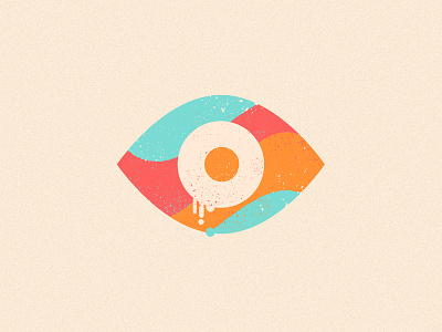 Eye drip eye icon illustration iris rza texture