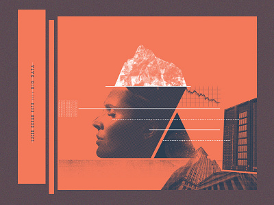 Lost Experiment (Found) collage data dream experiment ladyface mountain