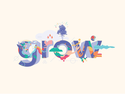 Grow Better Video, Too blobs blubs blurbs colors grow patterns