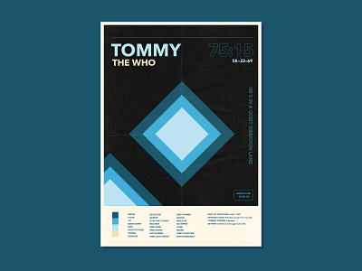 Albums Of Note album grid music poster the who tommy