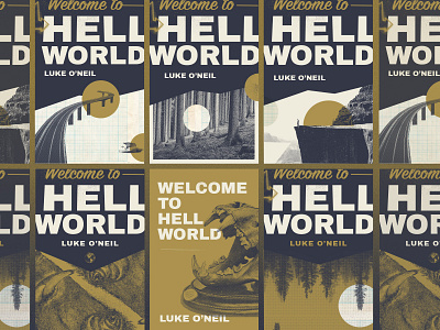 Welcome To Book Covers book book cover branding hell journalism skull