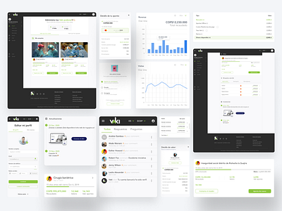 Vaki Dashboard 💪🏻🐮 crowdfunding dashboad dashboard app ui ux