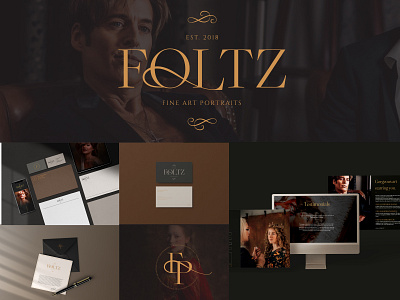 Foltz Photography Branding and Web Design branding design graphic design logo typography