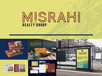 Misrahi Realty Group branding design graphic design logo