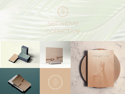 Sensitive Collective Brand branding design graphic design logo