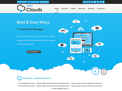 SMS Clouds 7oroof.com begha clouds flat iphone sms