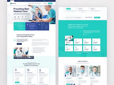 Medcity Health & Medical clinic corona dental dentist doctor doctor profile health health care healthcare hospital medical medical care medicine pharmacy physician surgeon user interface user interface design userinterface uxdesign