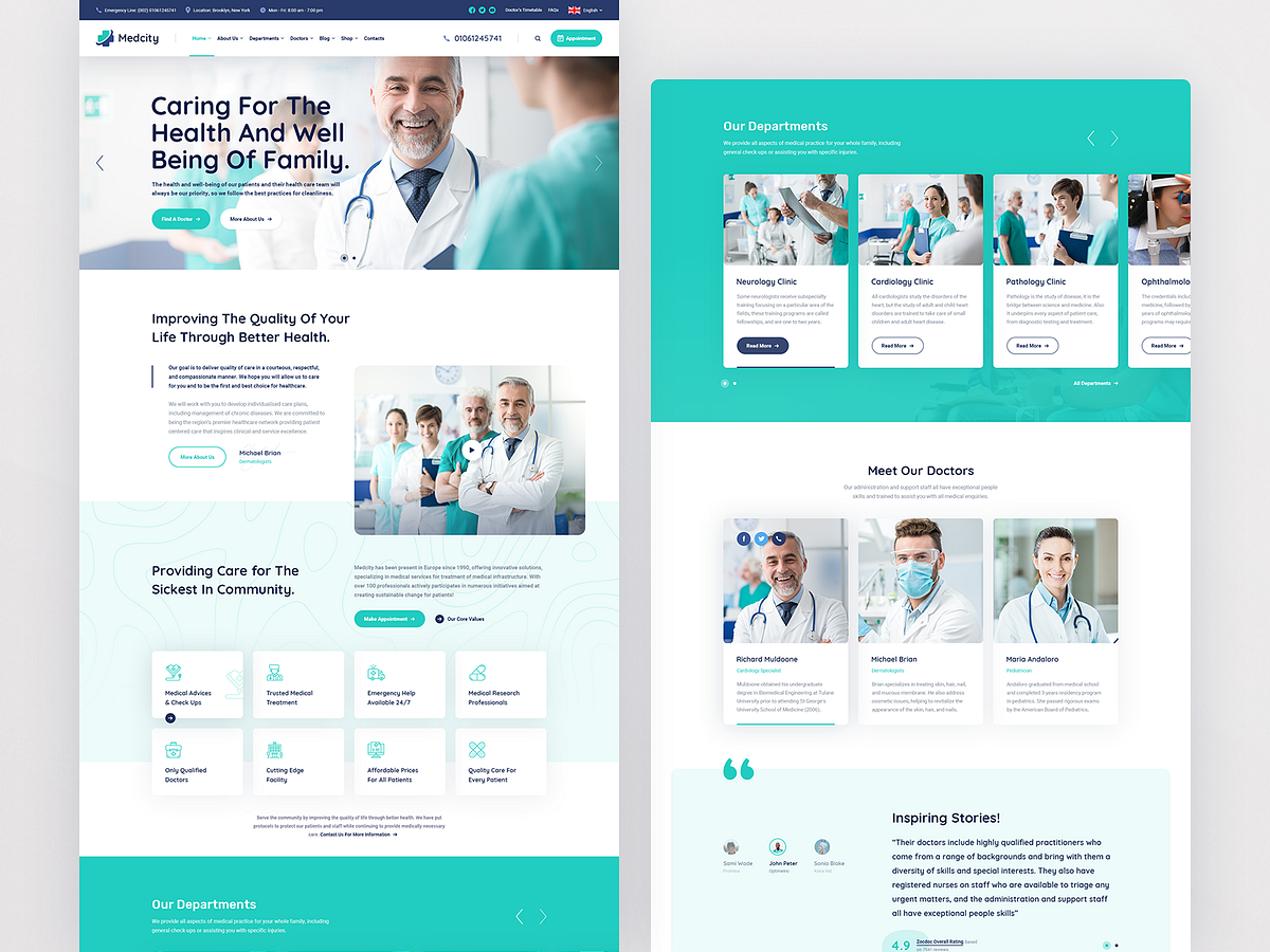 Clinic Profile designs, themes, templates and downloadable graphic ...