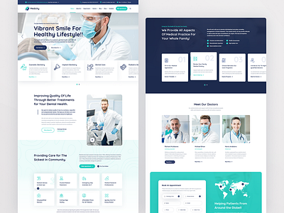 Medcity Dentist clinic corona dental dentist doctor doctor profile health health care healthcare hospital medical medical care medicine pharmacy physician surgeon user interface user interface design userinterface uxdesign