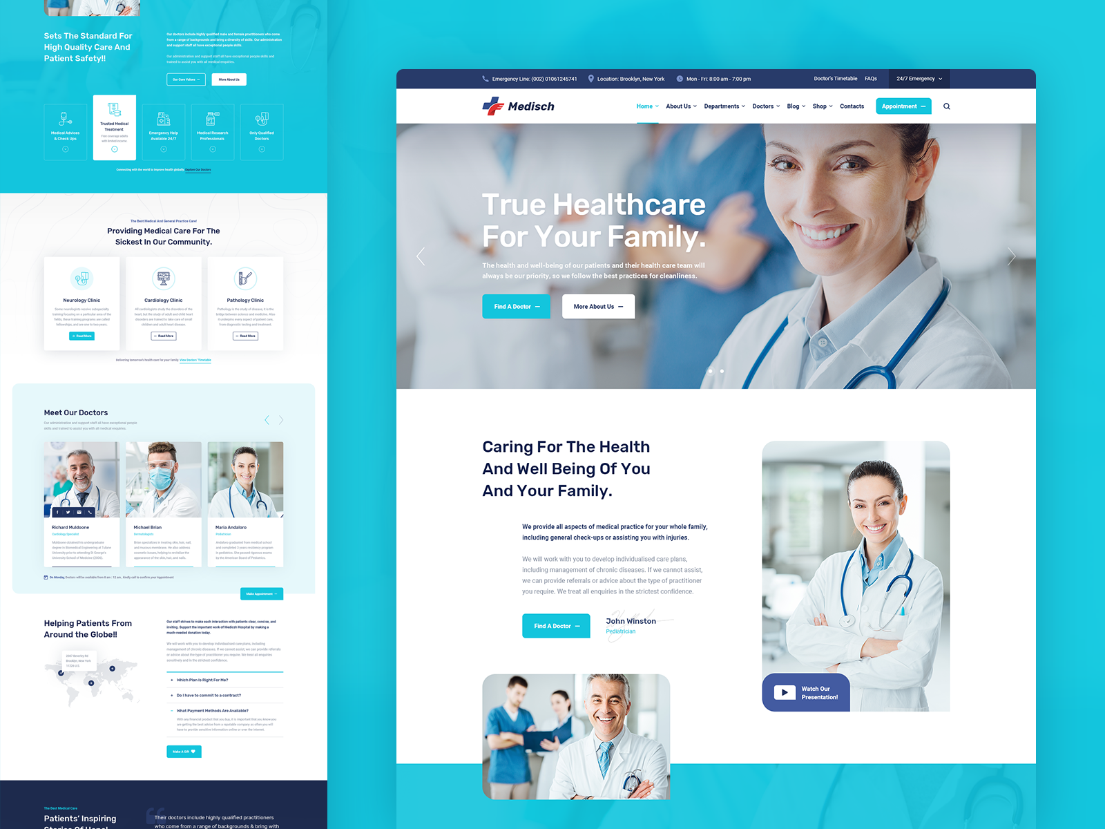 Medisch Classic Clinic by Mahmoud Baghagho on Dribbble