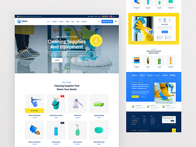 Clanora Shop business cleaning cleaning business cleaning services corona corporate covid design eco ecology house cleaning maid natural office cleaning sanitary sanitation ui web web design webdesign