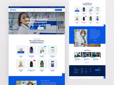 Medsky Pharmacy clinic corona corporate covid covid19 dental dentist doctor health health care healthcare hospital medical medical care medicine pharmacy ui web website website design