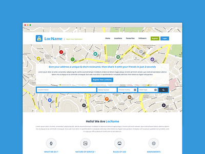 Locname design desination flat flat ui kit flatty ico locname name ui ux