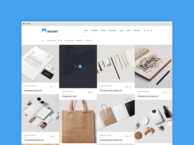 MOUNT Portfolio agency blog business classic clean company corporate creative design mount multi demo multipurpose portfolio shop