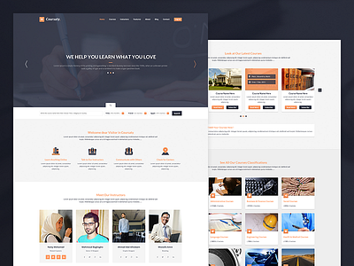 Coursaty - Courses HTML Template academy agency business classes college corporate courses e learning education educational multipurpose school tutorials university