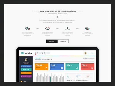 Metrics - SEO & Marketing Business Template