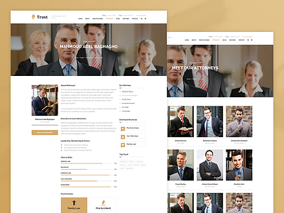 Trust - Lawyer & Attorney Business Theme Attorney