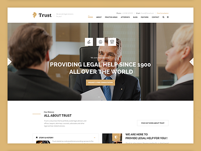 Trust - Lawyer & Attorney Business Theme