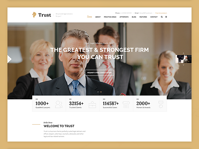 Trust - Lawyer & Attorney Business Theme