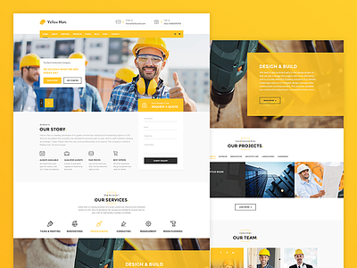 Yellow Hats - Construction Business Template