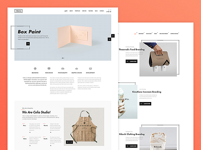 Celia - Creative Portfolio Template blog business clean corporate creative elegant minimal modern multipurpose photography portfolio professional template shop studio