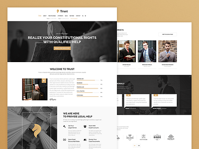 Trust - Lawyer & Attorney Business Theme