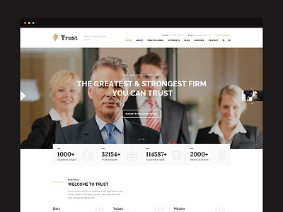 Trust - Lawyer & Attorney Business Theme