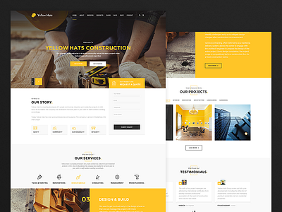 Yellow Hats - Construction, Building & Renovation Theme