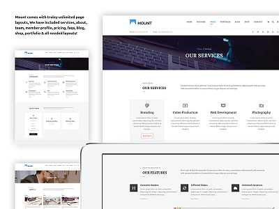 Mount – Creative Multi-Concept WordPress Theme agency business agency business consulting business wordpress creative finance finance business freelance local business multi purpose one page resume seo small business visual composer