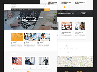 Yellow Experts - Business and Finance WordPress Theme accounting advising advisory bookkeeping business business and finance commercial consultation corporate finance financial insurance pensions service tax help