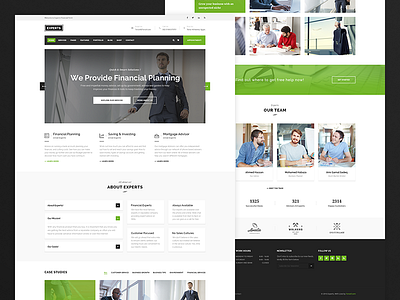 Green Experts - Business and Finance WordPress Theme