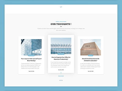 Blog Carousel architecture design ui ux ux design