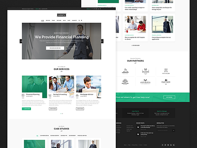 Green Experts - Business and Finance WordPress Theme