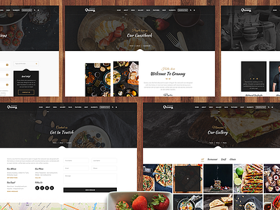 Granny - Elegant Restaurant & Cafe WordPress Theme bakery bistro cafe cafeteria coffee cooking food menu opentable parallax pizza recipes reservation restaurant restaurant wordpress theme